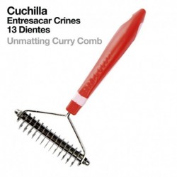 Cuchilla entrsacar crines 13-dientes