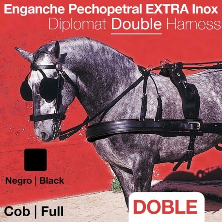 Enganche doble pechopetral extra inox