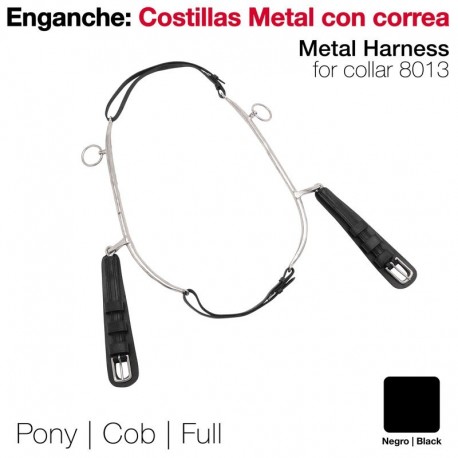 Costillas de enganche metal con correa