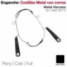 Costillas de enganche metal con correa