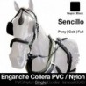Enganche collera pvc/nylon sencillo