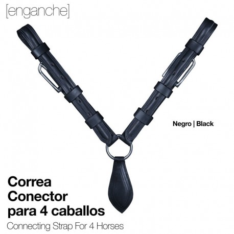 Correa conector para enganche 4 caballos