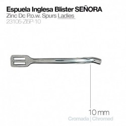 Espuela inglesa blister señora gallo 10 mm