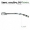 Espuela inglesa blister inox caballero gallo 40 mm