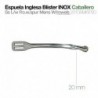 Espuela inglesa blister inox caballero gallo 20 mm