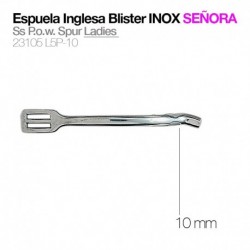 Espuela inglesa blister inox señora gallo 10 mm
