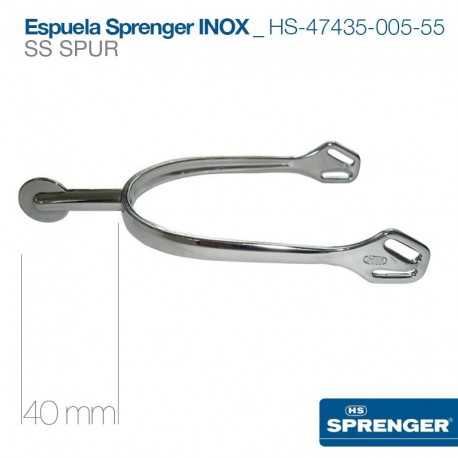 Espuela HS-Sprenger inox gallo 40 mm