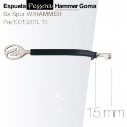 Espuela Pessoa hammer goma gallo 15 mm