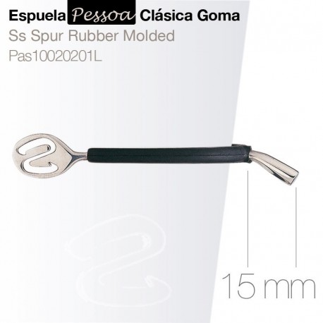 Espuela Pessoa clásica goma gallo 15 mm