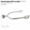 Espuela inglesa inox con bola
