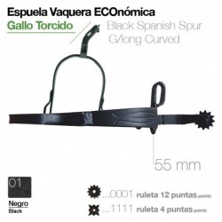 Espuela vaquera ECO gallo torcido