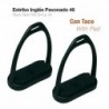 Estribo inglés pavonado con taco