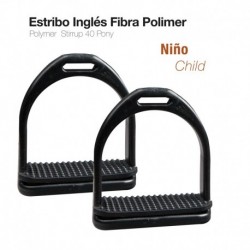 Estribo inglés fibra polimer niño