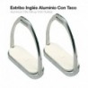 Estribo inglés aluminio con taco