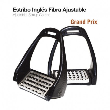 Estribo inglés fibra Grand Prix ajustable