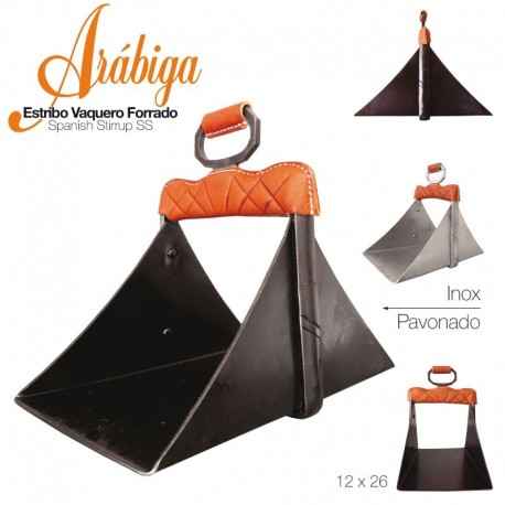 Estribo vaquero Arábiga inox