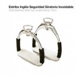 Estribo inglés seguridad giratorio inox