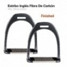 Estribo inglés fibra carbón finished