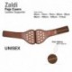 Faja cuero Zaldi con velcro