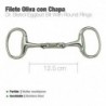 Filete oliva inox con chapa