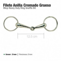 Filete anilla cromado grueso