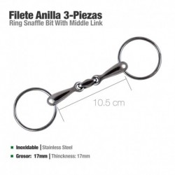 Filete anilla 3 piezas inox