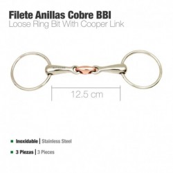 Filete anilla 3 piezas cobre BBI inox