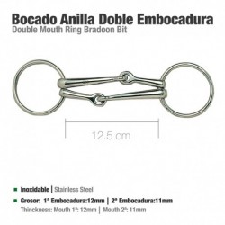 Filete anilla doble embocadura
