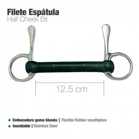 Filete espátula goma blanda
