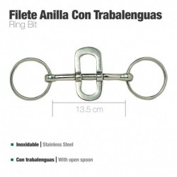 Filete anilla con trabalenguas inox