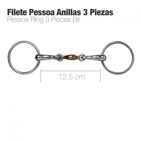 Filete Pessoa anilla 3 piezas