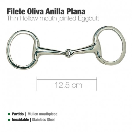 Filete oliva inox