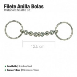 Filete anilla inox bolas