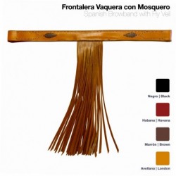 Frontalera Vaquera con mosquero Castecus