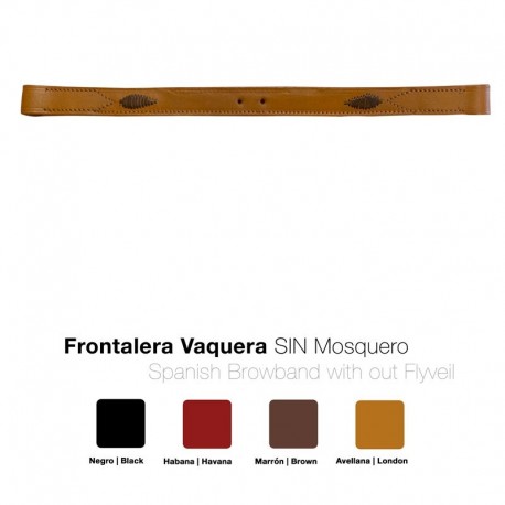 Frontalera Vaquera sin mosquero Castecus