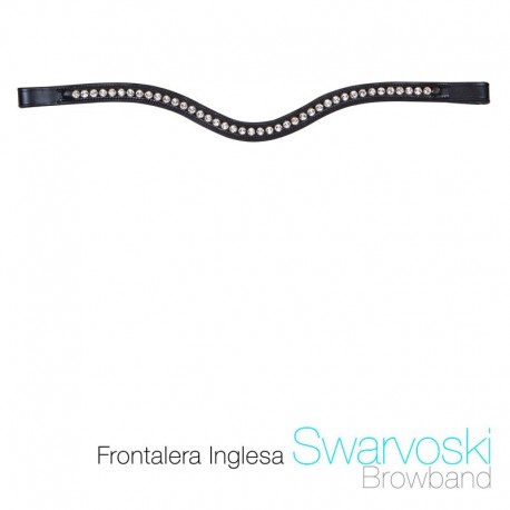 Frontalera Inglesa con Swarovski