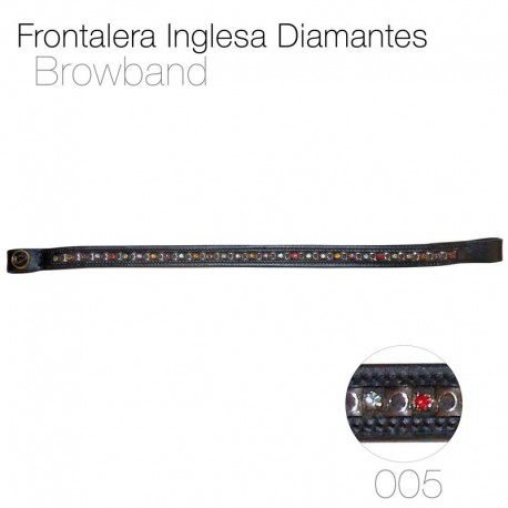 Frontalera Inglesa diamantes