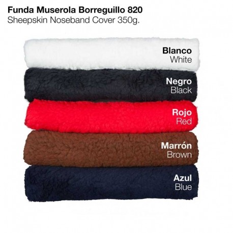 Funda para muserola borreguillo