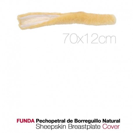 Funda pechopetral borreguillo natural