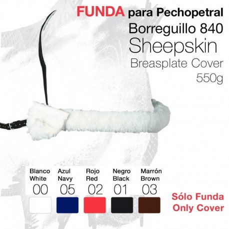 Funda para pechopetral con borreguillo