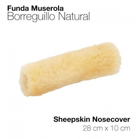 Funda para muserola borreguillo natural