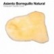 Asiento borreguillo natural para silla inglesa