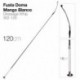 Fusta de doma mango blanco 120 cm