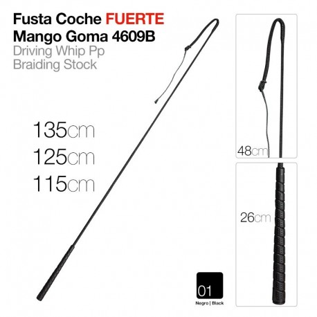 Fusta coche fuerte mango goma