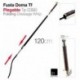 Fusta de doma plegable 120 cm