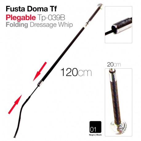 Fusta de doma plegable 120 cm