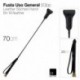Fusta uso general negro 70 cm