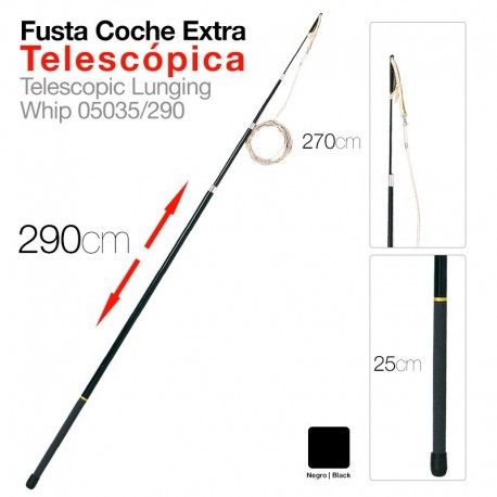 Fusta coche telescópica extra 290 cm