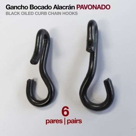 Gancho bocado alacrán pavonado