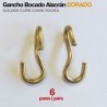 Gancho bocado alacrán dorado